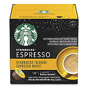 NESCAF Dolce Gusto Starbucks Coffee Capsules, Blonde Espresso Roast, 36/Carton (94333)