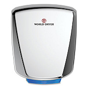 WORLD DRYER VERDEdri Hand Dryer, 120 V, 3.9 x 12.25 x 14.5, Polished Stainless Steel (Q972A2)
