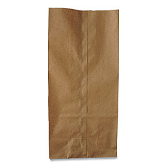 Ross & Wallace Paper Products Grocery Paper Bags, 6# Size, 35# Basis Weight, 5.88" x 3.63" x 11", Kraft, 500/Bundle (GK6500)