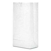 Ross & Wallace Paper Products Grocery Paper Bags, 8# Size, 35# Basis Weight, 6" x 3.88" x 12.5", White, 500/Bundle (GW8500)
