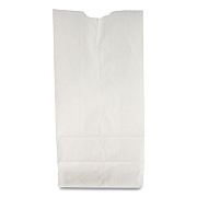 Ross & Wallace Paper Products Grocery Paper Bags, 10# Size, 35# Basis Weight, 7" x 4.38" x 13.75", White, 500/Bundle (GW10500)