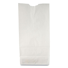 Ross & Wallace Paper Products Grocery Paper Bags, 10# Size, 35# Basis Weight, 7" x 4.38" x 13.75", White, 500/Bundle (GW10500)
