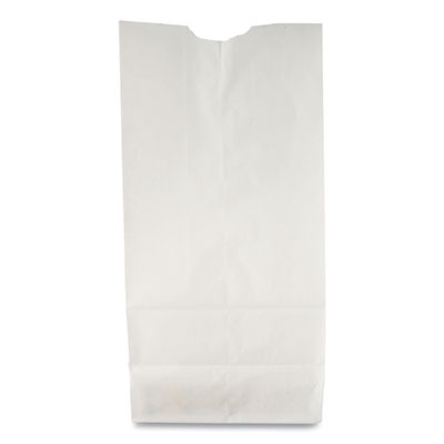 Ross & Wallace Paper Products Grocery Paper Bags, 10# Size, 35# Basis Weight, 7" x 4.38" x 13.75", White, 500/Bundle (GW10500)