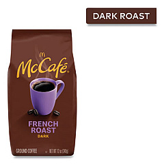 McCafe Ground Coffee, French Roast, 12 oz Bag (5532EA)