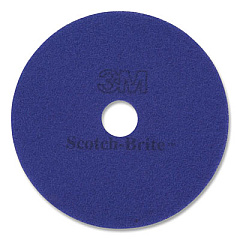 Scotch-Brite Diamond Floor Pads, 24" Diameter, Purple, 5/Carton (08420)