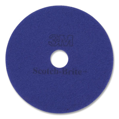 Scotch-Brite Diamond Floor Pads, 24" Diameter, Purple, 5/Carton (08420)