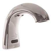 Rubbermaid Commercial One Shot Soap Dispenser - Touch Free, Liquid, 800 mL/1,600 mL, 9.75 x 13.75 x 2.88, Polished Chrome, 4/Carton (402241CT)