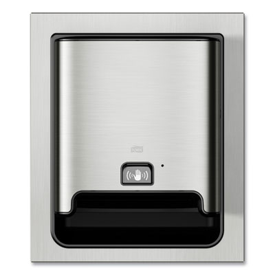 Tork Image Design Matic Hand Towel Roll Dispenser with Intuition Sensor, In-Wall Recessed, 17.64 x 7.87 x 20.55, Stainless Steel (461223)