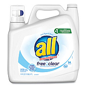 All Ultra Free Clear Liquid Detergent, Unscented, 141 oz Bottle (46159EA)