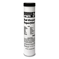 Misty NLGI #2 Red Grease, 14 oz Tube, 48/Carton (1003057)