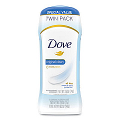 Dove INVISIBLE SOLID ANTIPERSPIRANT DEODORANT, ORIGINAL, 2.6 OZ DEODORANT STICK, 6/CT (51910CT)