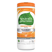 Seventh Generation Botanical Disinfecting Wipes, 8 X 7, White, 35 Count, 12/carton (22812CT)