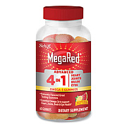 MegaRed Advanced 4-in-1 Omega-3 Gummies, 60 Count (10435)