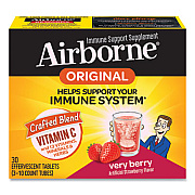 Airborne Immune Support Effervescent Tablet, Very Berry, 30 Count (96379)