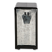 San Jamar Tabletop Napkin Dispenser, Tall Fold, 3.75 x 4 x 7.5, Black (H900BK)