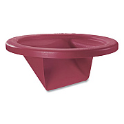 San Jamar KatchAll Flatware Retriever, Round, 24" Diameter x 9h, 32/44 gal Capacity, Red (KA3244)