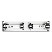 San Jamar Locking Toilet Tissue Dispenser, 12.38 x 4.5 x 2.75, Chrome (R260XC)
