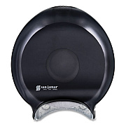 San Jamar Single-Roll Jumbo Bath Tissue Dispenser, 10 1/4 x 5 5/8 x 12, Black Pearl (R2000TBK)