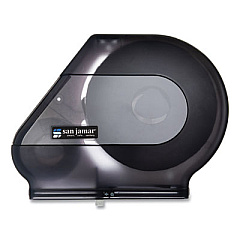 San Jamar Quantum 12"-13" JBT Dispenser, Classic, 22 x 5.88 x 16.5, Transparent Black Pearl (R6500TBK)