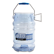 San Jamar Saf-T-Ice Tote, 6 gal, Transparent Blue (SI6000)