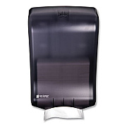 San Jamar Large Capacity Ultrafold Multifold/C-Fold Towel Dispenser, Classic, 11.75 x 6.25 x 18, Black Pearl (T1700TBK)