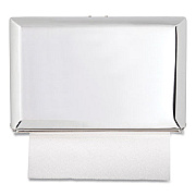 San Jamar Singlefold Paper Towel Dispenser, 10.75 x 6 x 7.5, Chrome (T1800XC)