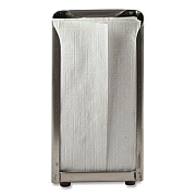 San Jamar Tabletop Napkin Dispenser, Tall Fold, 3.75 x 4 x 7.5, Chrome (H900X)