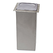 San Jamar In-Counter Napkin Dispenser, 7 x 5.5 x 19.63, Stainless Steel/Clear (H2003CLSS)