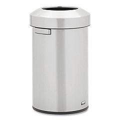 Rubbermaid Commercial Refine Series Waste Receptacle, 16 gal, Plastic/Stainless Steel (2147583)