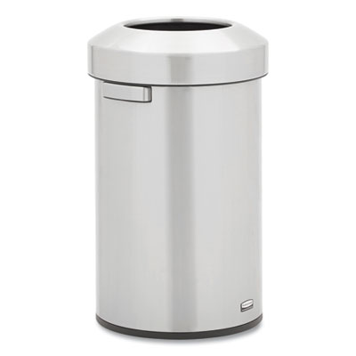 Rubbermaid Commercial Refine Series Waste Receptacle, 16 gal, Plastic/Stainless Steel (2147583)