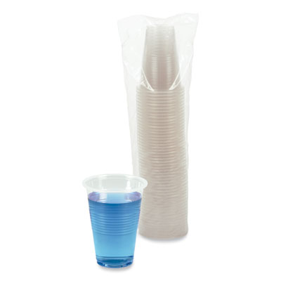 Boardwalk Translucent Plastic Cold Cups, 16 oz, 50/Pack (TRANSCUP16PK)