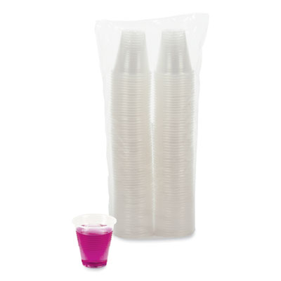 Boardwalk Translucent Plastic Cold Cups, 3 oz, 125/Pack (TRANSCUP3PK)