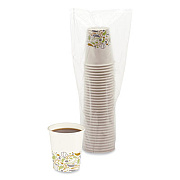 Boardwalk Deerfield Printed Paper Hot Cups, 8 oz, 50/Sleeve, 20 Sleeves/Carton (DEER8HCUP)