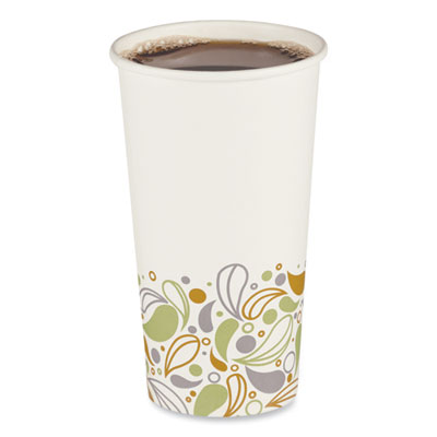 Boardwalk Convenience Pack Paper Hot Cups, 20 oz, Deerfield Print, 9 Cups/Sleeve, 15 Sleeves/Carton (BWKDEER20HCUPOP)