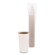 Boardwalk Paper Hot Cups, 20 oz, White, 50/Sleeve, 12 Sleeves/Carton (WHT20HCUP)