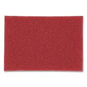 3M Low-Speed Buffer Floor Pads 5100, 12 x 18, Red, 20/Carton (510012X18)