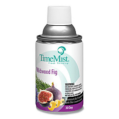 TimeMist PREMIUM METERED AIR FRESHENER REFILL, WILDWOOD FIG, 6.6 OZ AEROSOL, 12/CARTON (1048493CT)