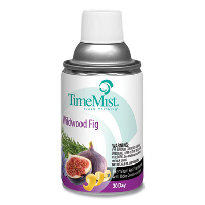 TimeMist PREMIUM METERED AIR FRESHENER REFILL, WILDWOOD FIG, 6.6 OZ AEROSOL, 12/CARTON (1048493CT)