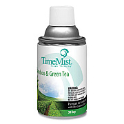 TimeMist Premium Metered Air Freshener Refill, Bamboo and Green Tea 6.6 oz Aerosol Spray, 12/Carton (1047606)