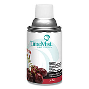 TimeMist Premium Metered Air Freshener Refill, Cherry, 6.6 oz Aerosol Spray, 12/Carton (1042700)