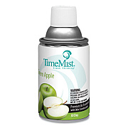 TimeMist Premium Metered Air Freshener Refill, Green Apple, 5.3 oz Aerosol Spray, 12/Carton (1042694)