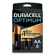 Duracell Optimum Alkaline AA Batteries, 6/Pack (OPT1500B6PRT)