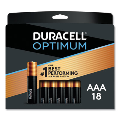 Duracell Optimum Alkaline AAA Batteries, 18/Pack (OPT2400B18PR)
