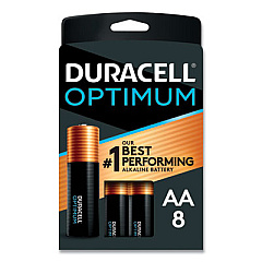 Duracell Optimum Alkaline AA Batteries, 8/Pack (OPT1500B8PRT)