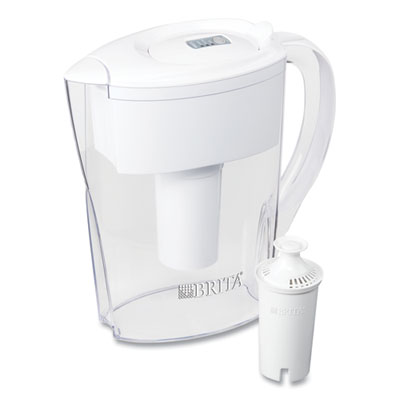 Brita Space Saver Water Filter Pitcher, 48 oz, 6 Cups (35566)
