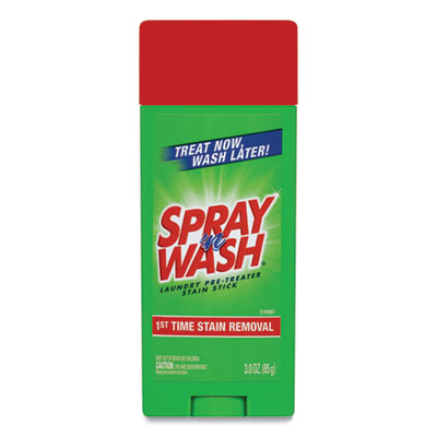 SPRAY n WASH Pre-Treat Stain Stick, White, 3 oz (81996)