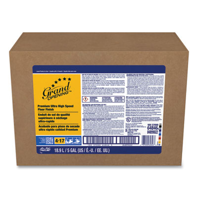 P&G Pro Line #17 Grand Opening Ultra High Speed Floor Finish, 5 Gallon Bag-in-Box (64846)
