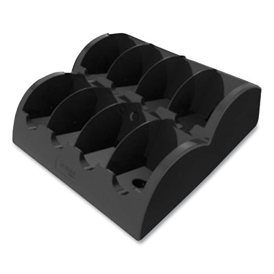 Plastic Coffee Organizer for FLAVIA Freshpacks, 8 Compartments, 13.6 x 13 x 4.4, Black (MDR00084)