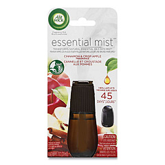 Air Wick Essential Mist Refill, Cinnamon and Crisp Apple, 0.67 oz Bottle, 6/Carton (98553)