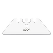 slice Safety Utility Knife Blades, Rounded Tip, Ceramic Zirconium Oxide, 2/Pack (10524)